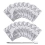 Lictin 200PCS Remover Foil Wraps del Rimuovere smalto gel per Unghie, Fogli di Alluminio per Rimuovere lo Smalto,Nail wraps di t