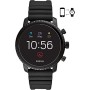 Fossil FTW4018 Gen 4 Explorist HR -Smartwatch digitale da uomo con Cinturino in Silicone, Nero