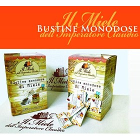 200 Bustine di MIELE monodose 6 gr. 100% ITALIANO - Il Miele Dell'Imperatore Claudio