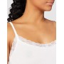 Marchio Amazon - Iris & Lilly Canotta con Pizzo Body Natural Donna, Pacco da 2, Multicolore (White/Black), XS, Label: XS
