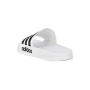 adidas Adilette Shower, Scarpe da Spiaggia e Piscina Uomo, Bianco (Ftwwht/Cblack/Ftwwht Ftwwht/Cblack/Ftwwht), 44.5 EU