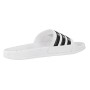 adidas Adilette Shower, Scarpe da Spiaggia e Piscina Uomo, Bianco (Ftwwht/Cblack/Ftwwht Ftwwht/Cblack/Ftwwht), 44.5 EU