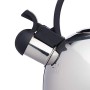 KitchenCraft Le' Xpress Bollitore a fischio, 1.3 L, Acciaio Inossidabile, Argento, 18.2 x 18.2 x 20.3 cm