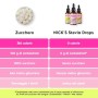 NICKS Stevia Drops, dolcificante liquido privo di zuccheri, zero calorie 50ml (Cioccolat)