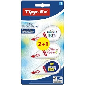 Bic Tipp-Ex Mini Pocket Mouse Decorated correttore a nastro formato pocket con decori confezione 3