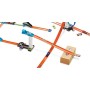 Hot Wheels Solleva e Lancia, Playset per Macchinine con 2 Corsie, Include Connettori, Pezzi di Pista e un Veicolo, Giocattolo pe