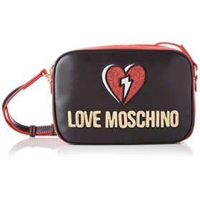 Love Moschino JC4257PP0BKJ0, BORSA A SPALLA Donna, Nero, Normale