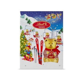 Calendario dell'Avvento Lindt Orsetto: 24 Cioccolatini di Finissimo Cioccolato al Latte, 172 g