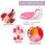 Vishine – Set di 6 smalti gel semi-permanenti, colori giallo rosa turchese Soak Off UV LED Nail Polish ideale regalo 8 ml
