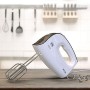 Imetec ST5 700 Sbattitore Elettrico, Fruste Extra Lunghe per Impasti Dolci e Panna Montata, Ganci Acciaio Inox per Impastare, 5 