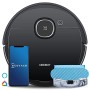 Robot aspirapolvere ECOVACS DEEBOT OZMO920, 2-in-1 Aspira e Lava con tecnologia laser Smart Navi 3.0, Mappatura multi piano, Bar