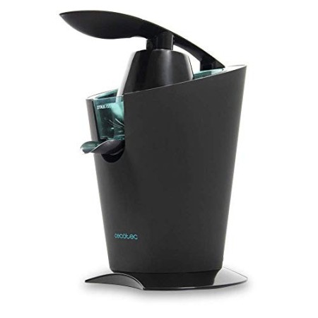 Cecotec - Zitrus 160 Vita Inox, spremiagrumi elettrico a leva, 160 W, filtro, 2 coni, antigoccia, silenzioso, lavabile in lavast