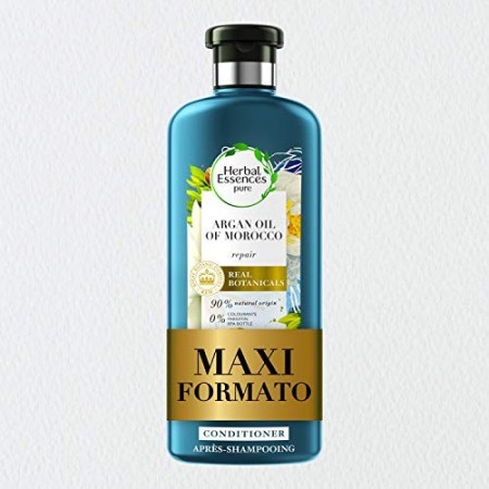 Herbal Essences Balsamo, Olio di Argan, Ripara i Capelli Danneggiati, in Collaborazione con Giardini Botanici Reali di Kew, 360 