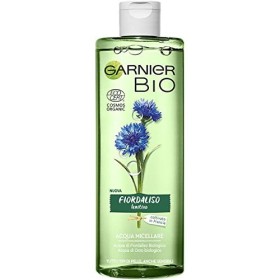 Garnier Bio Acqua Micellare Fiordaliso Lenitivo, Formula Arricchita con Acqua d'Orzo Biologico e Glicerina Vegetale, 400 ml