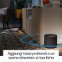 Echo Sub - Il potente subwoofer per il tuo Echo - Richiede un dispositivo Echo e un servizio di musica in streaming compatibili