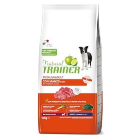 Trainer Cibo per Cani Adulti di Media Taglia Alimento Secco con Manzo e Riso, 12kg