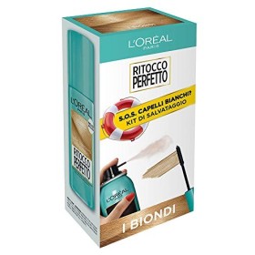 L'Oréal Paris Ritocco Perfetto Spray e Mascara per Capelli Bianchi, Kit di Salvataggio per Ritocco Radici e Tempie, Non Macchia