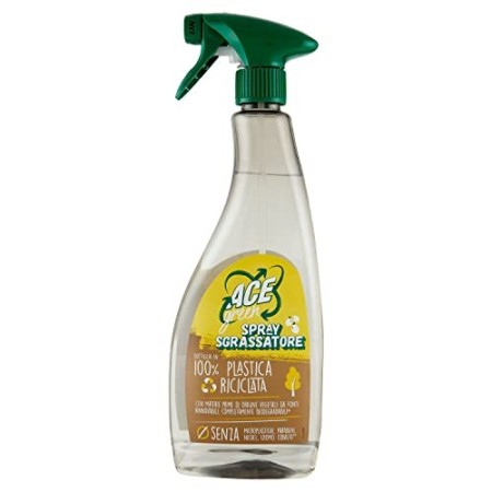ACE Green Spray Sgrassatore, 100% Riciclabile, Flacone da 500 ml