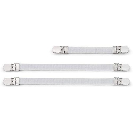 Brabantia 108266 Elastici per Copriasse da Stiro, Tessuto, Bianco