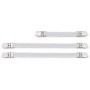 Brabantia 108266 Elastici per Copriasse da Stiro, Tessuto, Bianco