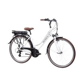 F.lli Schiano E- Ride, Bicicletta elettrica Women's, Bianca, 28''