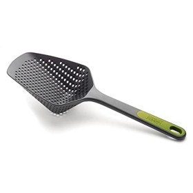Joseph Joseph Scoop Plus Cucchiaio scolapasta, misura grande - Grigio/Verde