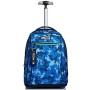 Big Trolley Appack, Yuzer, Blu, 2 in 1 Spallacci per uso Zaino, Scuola & Viaggio