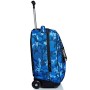 Big Trolley Appack, Yuzer, Blu, 2 in 1 Spallacci per uso Zaino, Scuola & Viaggio
