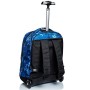 Big Trolley Appack, Yuzer, Blu, 2 in 1 Spallacci per uso Zaino, Scuola & Viaggio