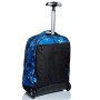 Big Trolley Appack, Yuzer, Blu, 2 in 1 Spallacci per uso Zaino, Scuola & Viaggio