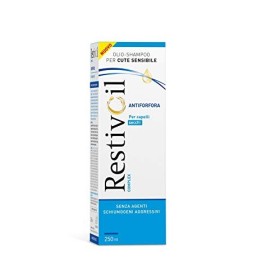 RestivOil Complex Shampoo Antiforfora per Capelli Secchi, Olio Fisiologico con Azione Antiseborroica e Anti Prurito, 250 ml