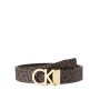 Calvin Klein CK Rev.adj. New Mono Belt 3.5cm Cintura, Marrone (Brown Monogram 0hd), 9 (Taglia Produttore: 105) Uomo