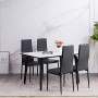 Albatros 2552 Milano Set di 4 sedie da Pranzo, Bianco