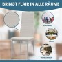 Albatros 2552 Milano Set di 4 sedie da Pranzo, Bianco
