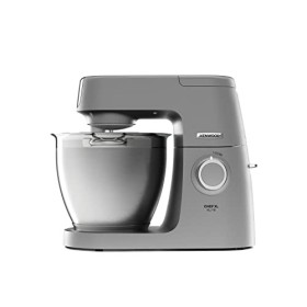 Kenwood KVL6300S Impastatrice Planetaria Chef Elite, Robot da Cucina Mixer, 1400 W, 6.7 Litri, Acciaio, Argento