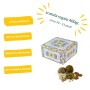 Paste di mandorla siciliane al PISTACCHIO con granella, in grazioso box regalo (gr. 400). RAREZZE: prodotti tipici siciliani, ca