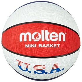 Molten Palla da basket da allenamento, colori USA, colore: Blu/Bianco/Rosso, Blu/Bianco/Rosso, 6