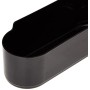 Post-it, Vassoio Porta Accessori per Lavagna Cancellabile con Adesivo Removibile, Porta Pennarelli Lavagna, Nero,16.51 X 21.41 X