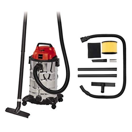 Einhell 2342188 Bidone Aspiratutto TC-VC 1930 S, 30 L, 1500 W, aspirazione 190 mbar