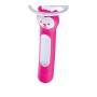 MAM Baby's Brush Spazzolino denti per neonati con anello di sicurezza, 6+ mesi, rosa