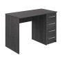 Movian, scrivania con 4 cassetti in stile moderno, modello Idro, 56 x 110 x 73 cm, colore grigio