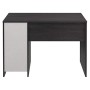 Movian, scrivania con 4 cassetti in stile moderno, modello Idro, 56 x 110 x 73 cm, colore grigio