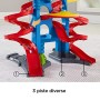 Fisher-Price- Little People Skyway Città Trasformabile, Playset Pista con Due Veicoli Wheelies Inclusi, Giocattolo 1+ Anni, Mul