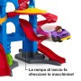 Fisher-Price- Little People Skyway Città Trasformabile, Playset Pista con Due Veicoli Wheelies Inclusi, Giocattolo 1+ Anni, Mul
