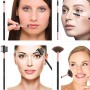 Pennelli Make Up EmaxDesign 17 pezzi Set di pennelli per trucco Fondotinta Cipria Crème Liquido Professionali Pennelli per volt