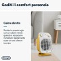 De'Longhi HFS50B20.YE Termoventilatore Vertical Edge, Giallo, 2000 W