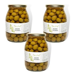 Voglia Di Puglia Olive Nocellara Da Mensa Verdi Italiane Da Tavola 3 Vasi 600 Grammi Sgocciolato