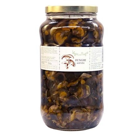 Voglia Di Puglia Funghi Cardoncelli Sottolio In Olio Extravergine Di Oliva 1500 Grammi