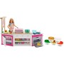Barbie FRH73 - Cucina da Sogno con Bambola, 5 Aree di Gioco, Pasta Modellabile, Luci e Suoni, Giocattolo per Bambini 4 + Anni, I