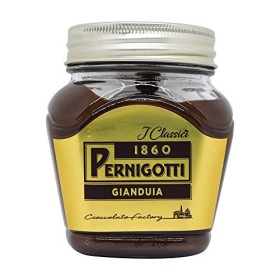 Pernigotti, Crema Gianduia, Crema Spalmabile con il 29% di Nocciole e Cacao Magro, Senza Olio di Palma, Senza Glutine, Vasetto d